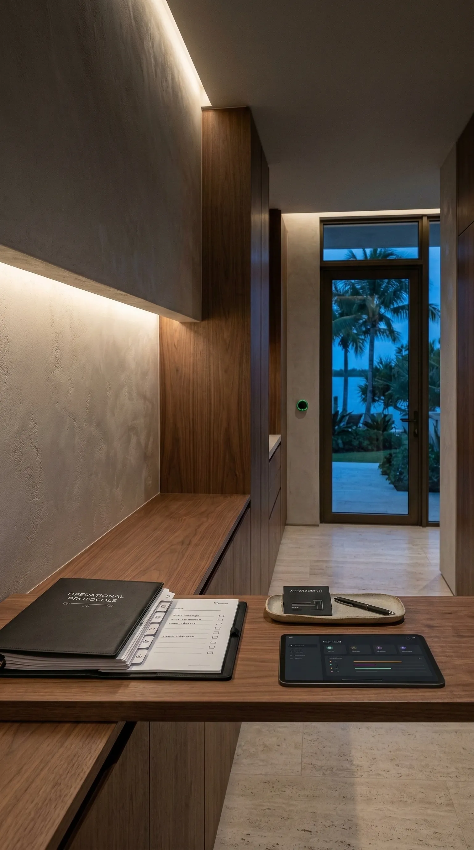 Clean credential handover process